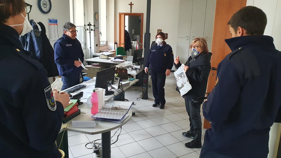 Coronavirus, il sindaco ringrazia forze dell’ordine e Polizia Locale FOTO