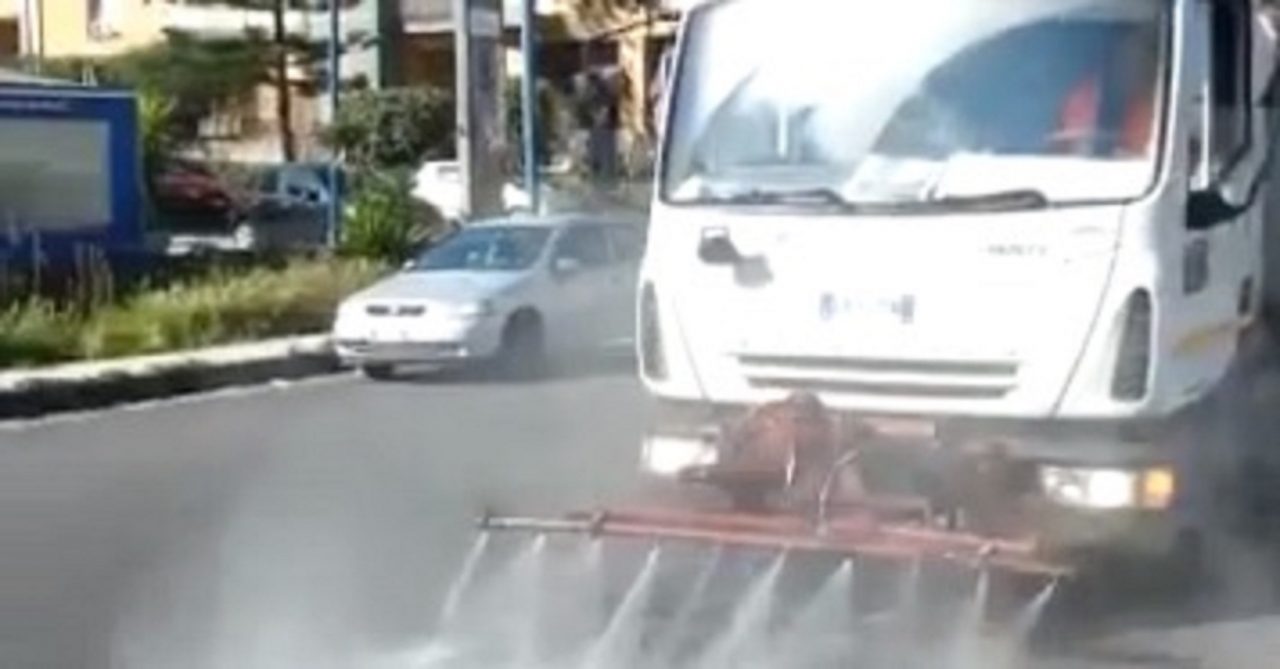 Sanificazione delle strade anche a Legnano