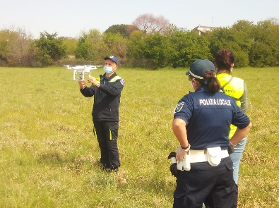 Il drone per controllare le aree verdi
