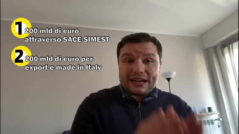 “Dal Governo un vero e proprio “bazooka” di liquidità che si avvicina al 40% del PIL”