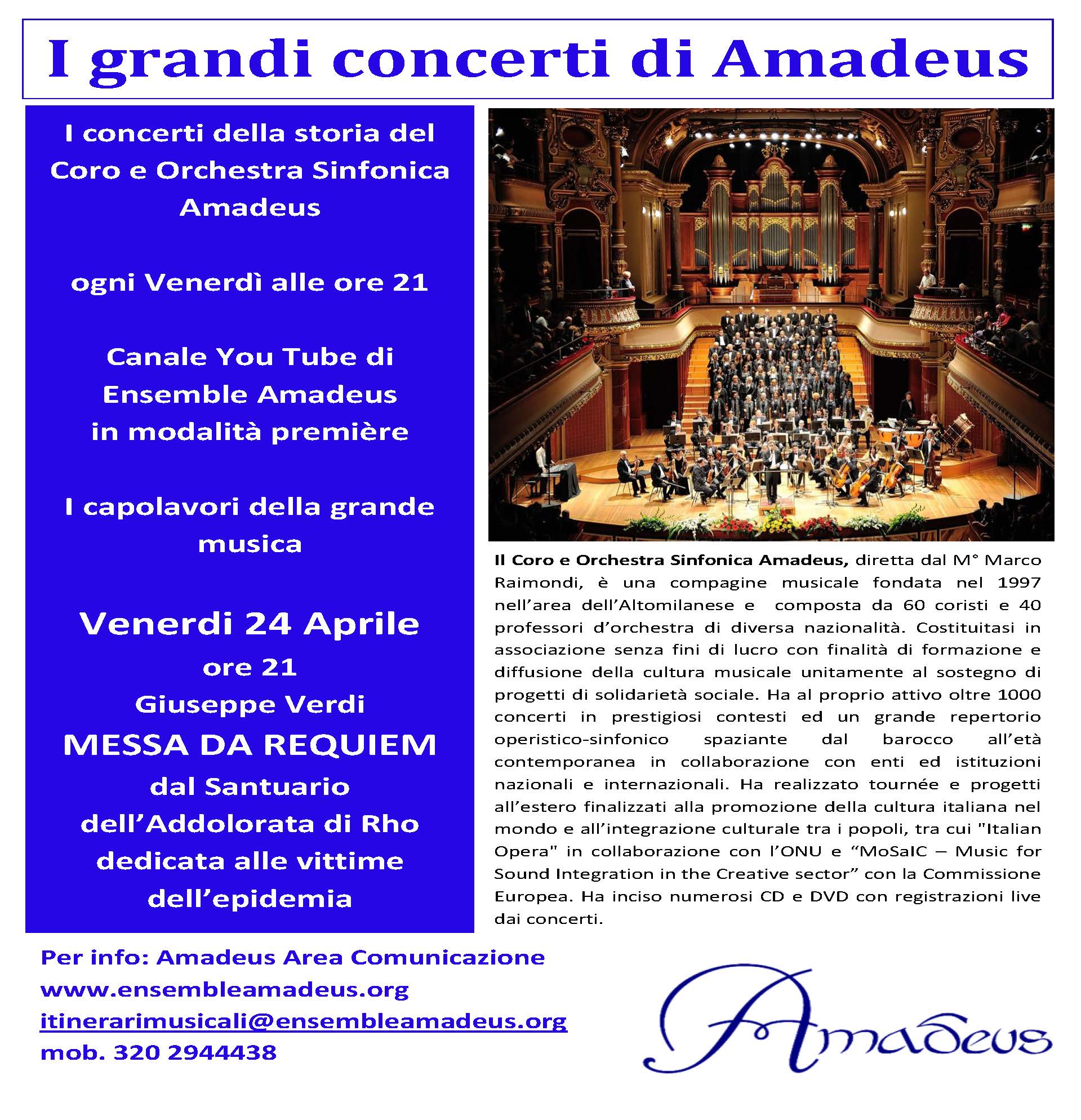 I grandi concerti di Amadeus -Verdi, Requiem