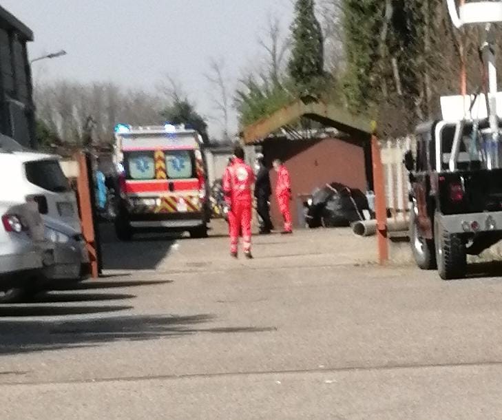 Precipita in un impianto lavorativo