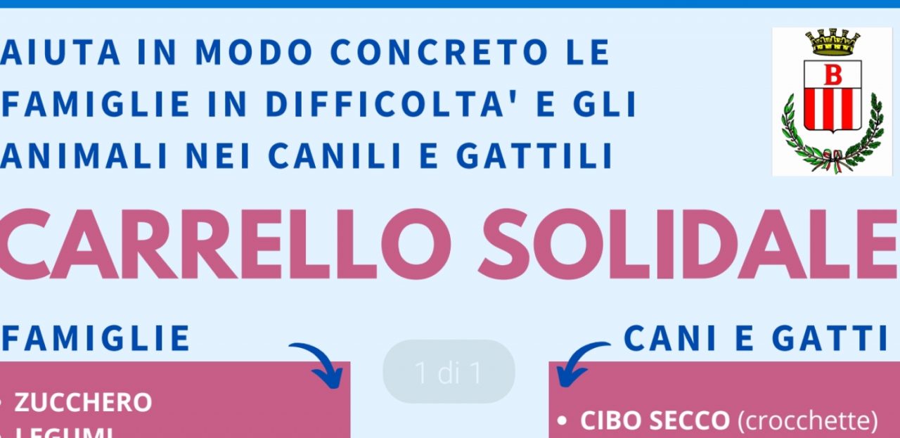 Coronavirus, a Bollate arriva il carrello solidale