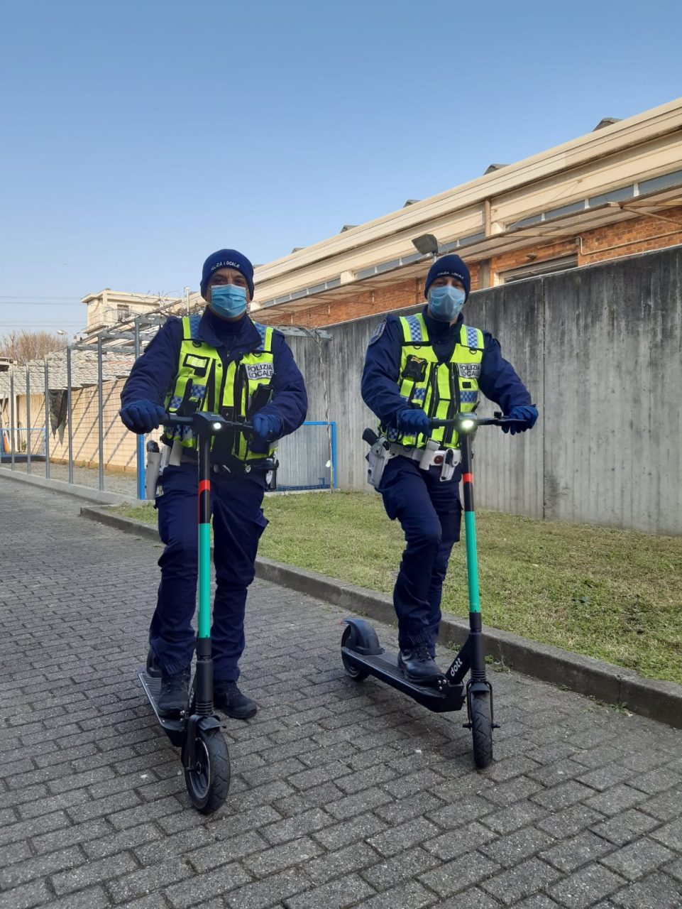 Monopattino elettrico per i controlli dei vigili