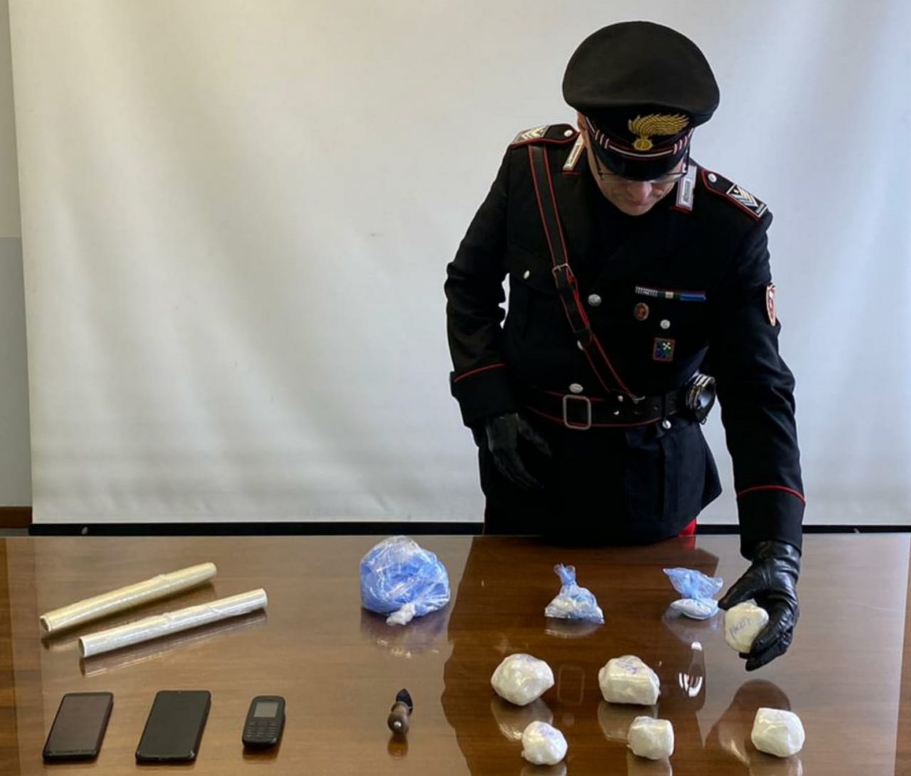 I Carabinieri di Rho sequestrano 520 grammi di cocaina