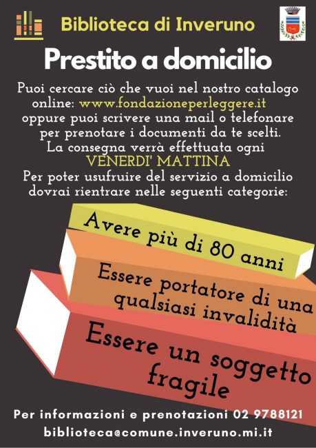 Libri a domicilio anche per la Fase 2