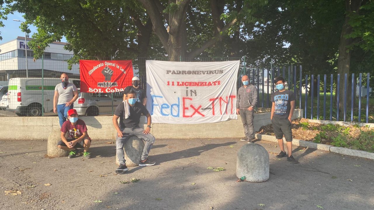 FedEx Lainate, da ieri presidio dei lavoratori