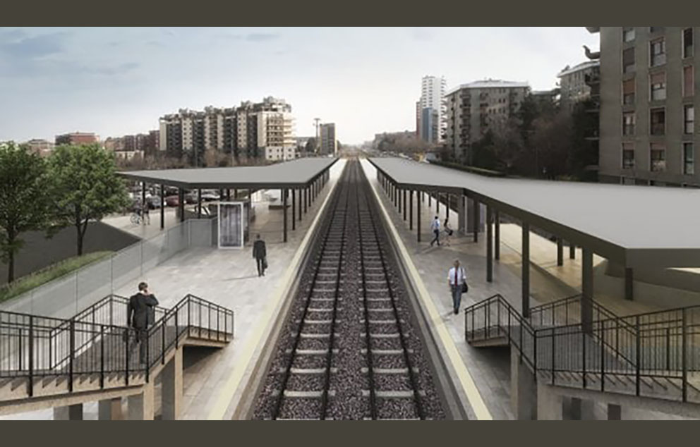 Lavori sulla linea S9, una nuova fermata in Tibaldi. FOTO
