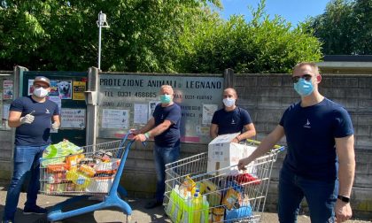 Coronacrisi, la Lega fa la spesa per le famiglie bisognose