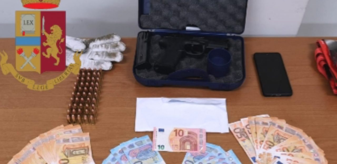 Trovato con pistola e 50 proiettili: arrestato