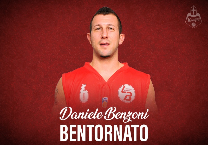 Legnano Basket, Daniele Benzoni ritorna ai Knights