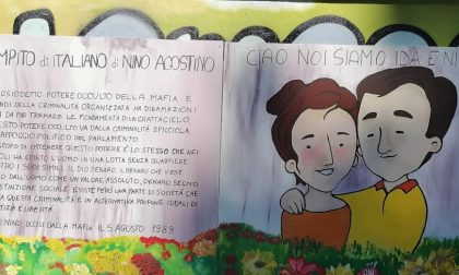 Il muro della legalità a Cornaredo