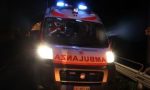 Centauro 22enne cade dalla moto: portato in ospedale SIRENE DI NOTTE