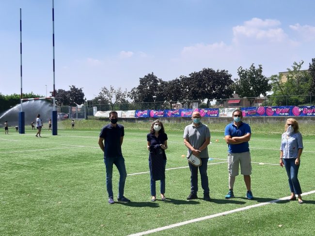 Parabiago, il Coni in visita al camp estivo Rugby Parabiago