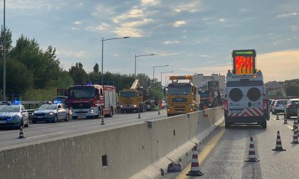 Incidente lungo la A4: traffico bloccato FOTO