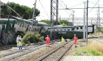 Deraglia un treno sulla linea Lecco - Milano FOTO E VIDEO