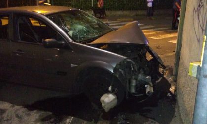 In ospedale con l'elisoccorso dopo l'incidente FOTO