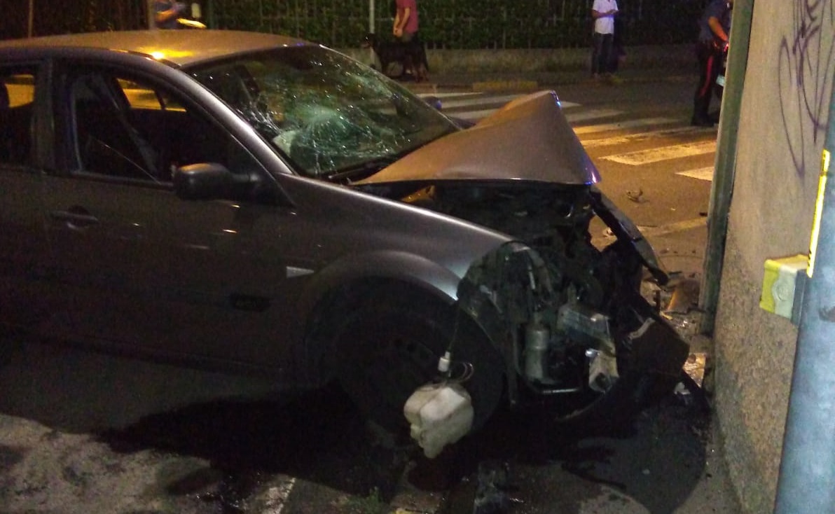 In ospedale con l’elisoccorso dopo l’incidente FOTO