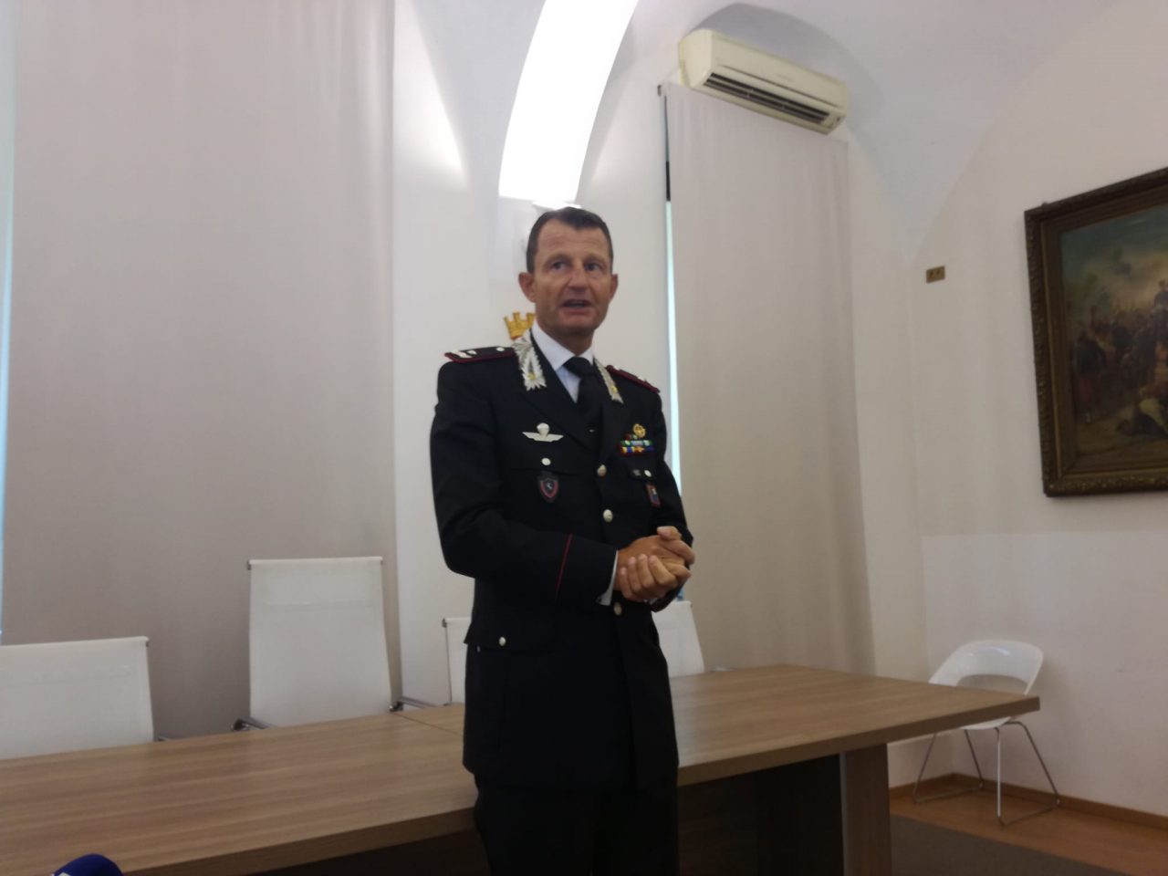 Il generale Mannucci Benincasa nuovo comandante provinciale dei Carabinieri
