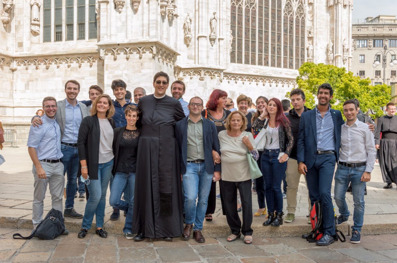 Vestizione, Gioele Asquini dice pubblicamente il suo primo “sì” alla Chiesa FOTO