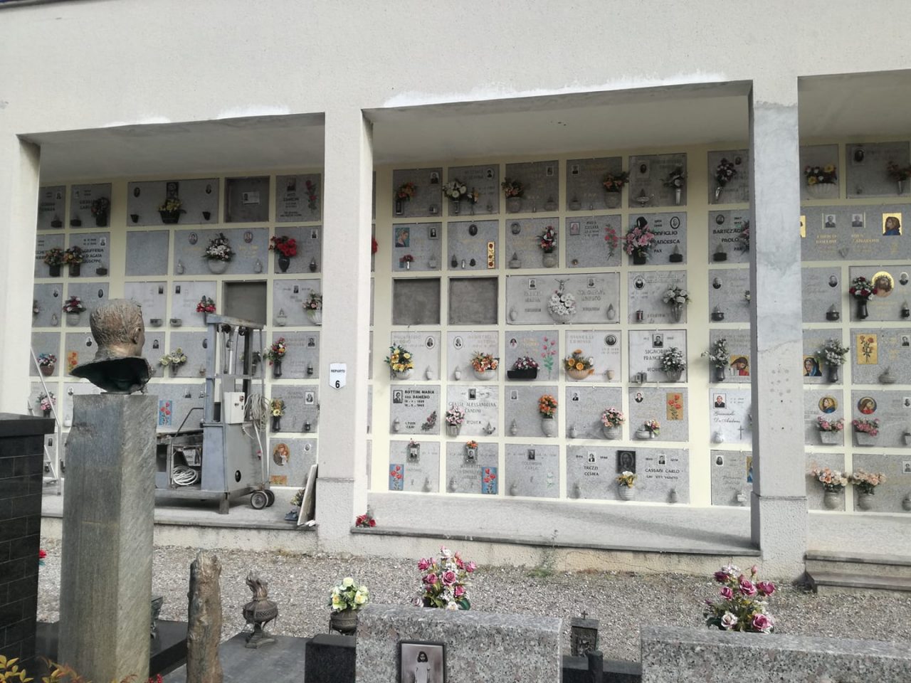 Ampliamento del cimitero: sopralluogo dei tecnici