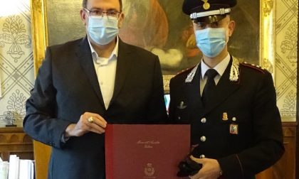 Il benvenuto del sindaco al nuovo Comandante dei Carabinieri di Rho