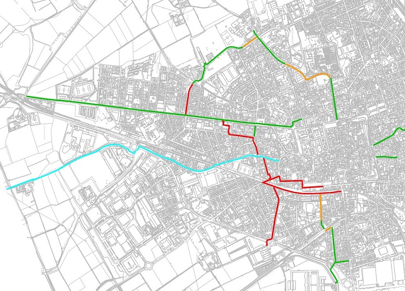 Abbiategrasso, due chilometri di nuove piste ciclabili