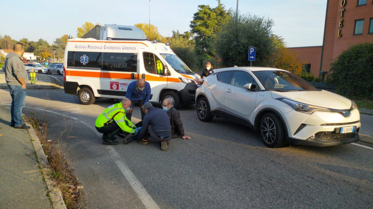 Grave investimento sul Sempione a Legnano: uomo finisce in ospedale FOTO