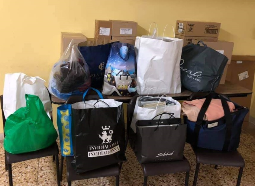 Raccolta di abiti per i pazienti Covid senza familiari