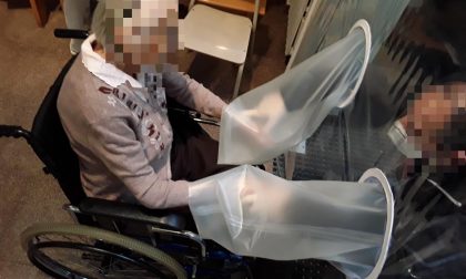 Alla Rsa Gallazzi-Vismara la stanza degli abbracci per gli ospiti FOTO