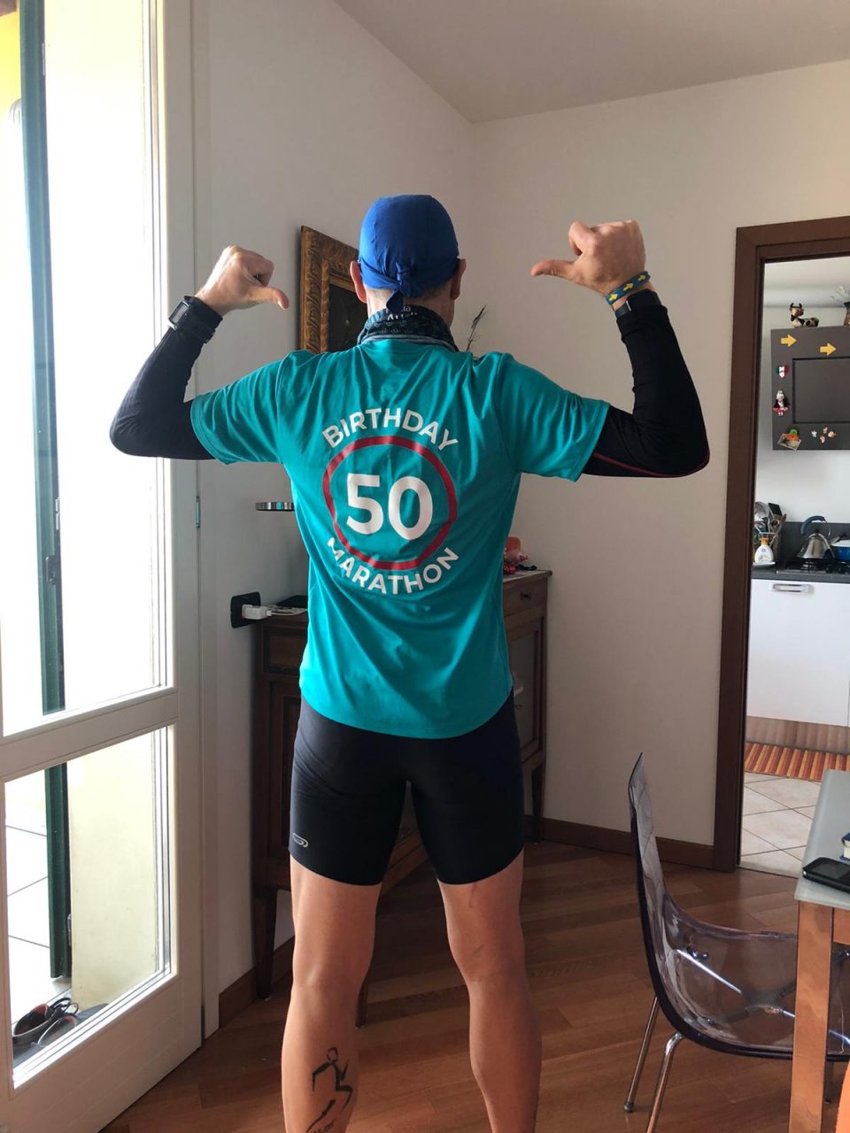 Dairago, Mainini festeggia il compleanno con una maratona