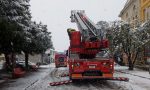 Disagi nell'Altomilanese per la neve FOTO