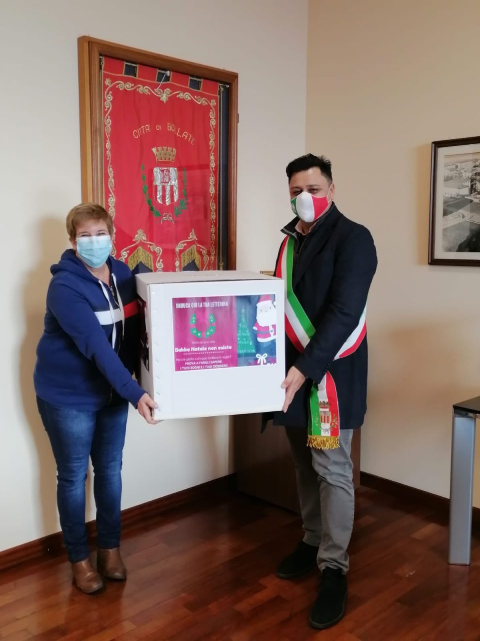 A Bollate arrivano le cassette per le letterine di Babbo Natale