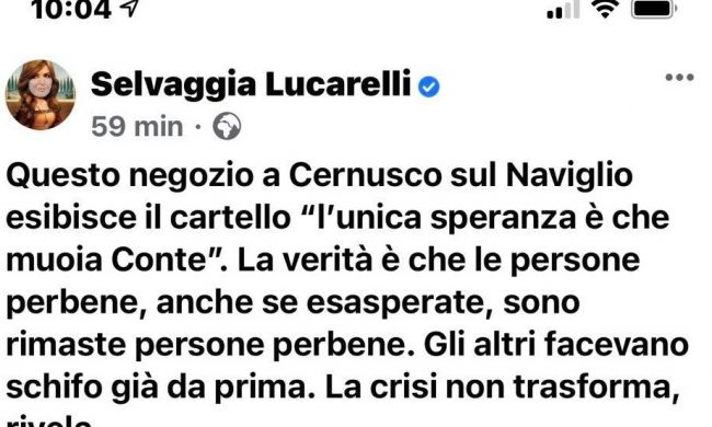 Negoziante augura la morte del premier Conte: bufera nazionale