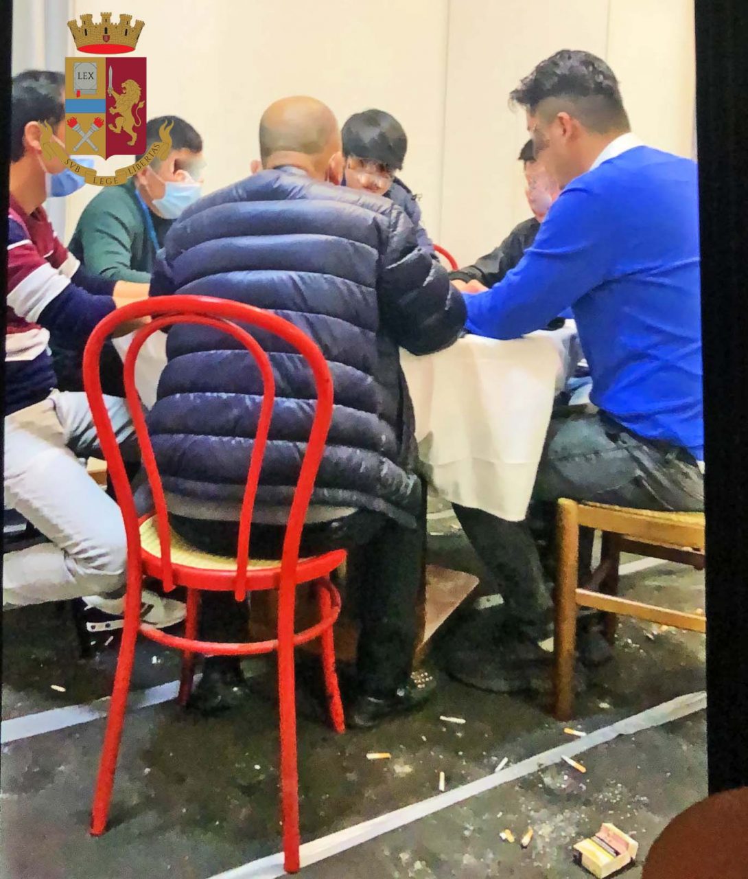 Scoperta dalla Polizia una bisca clandestina