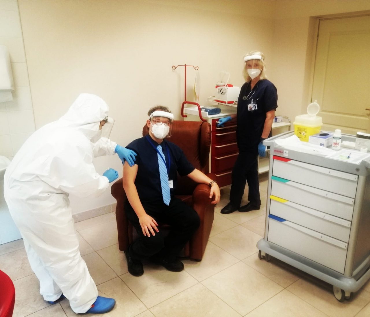 Geriatrico Riabilitativo “Anni Azzurri”: somministrati i primi vaccini