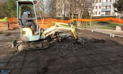 Nuova area giochi nel parco di via Don Mazzolari
