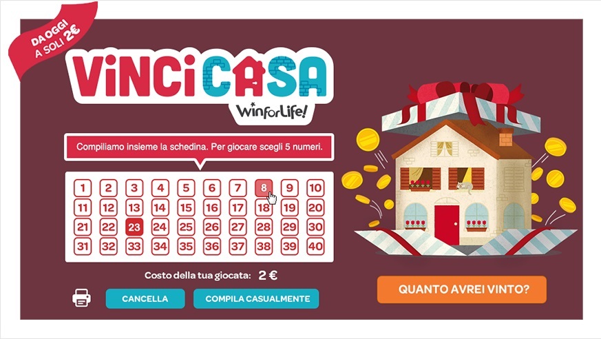 VinciCasa: vinti ad Abbiategrasso 200mila euro e una casa