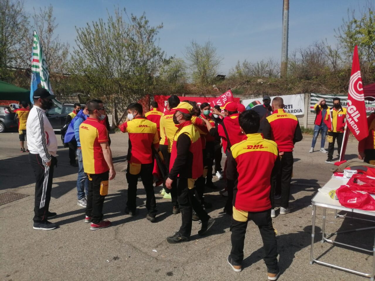 Lavoratori in sciopero