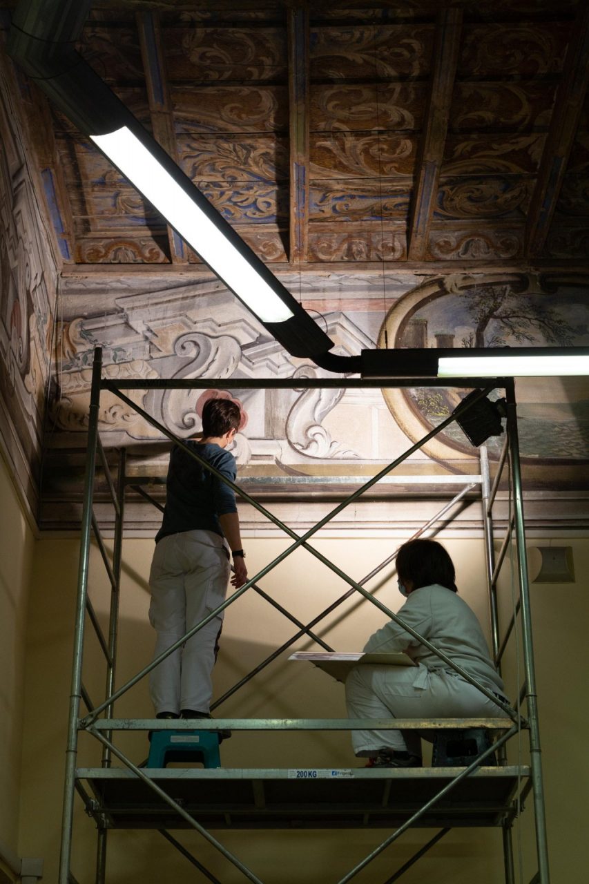 Restauri in Villa Burba: sicurezza e valore artistico al primo posto