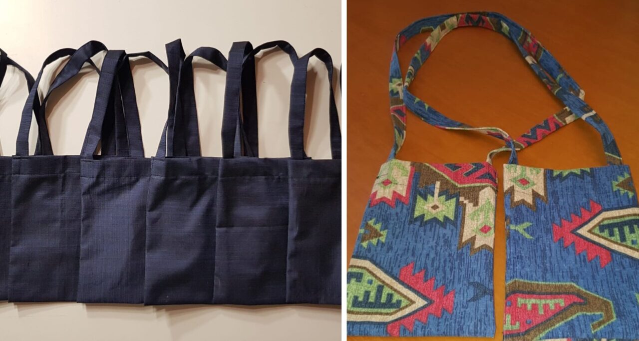 I sacchetti hand-made di Pro loco per i malati oncologici