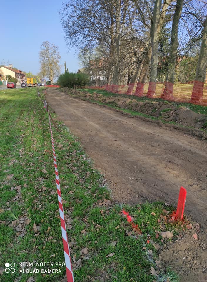 Nuova ciclabile in via Milano