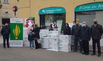 Afigi dal cuore grande: donati cento pacchi alimentari