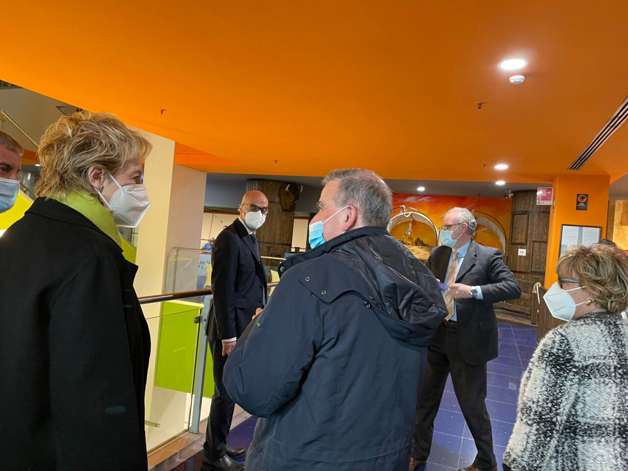 Moratti al centro vaccinale di Cerro
