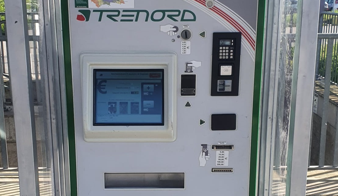 Nuova biglietteria self service alla stazione di Albairate