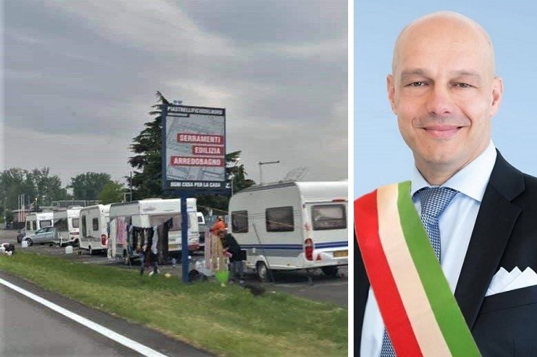 Il sindaco di Albairate: “Assediati dai nomadi, pronto a rimettere la fascia al Prefetto”