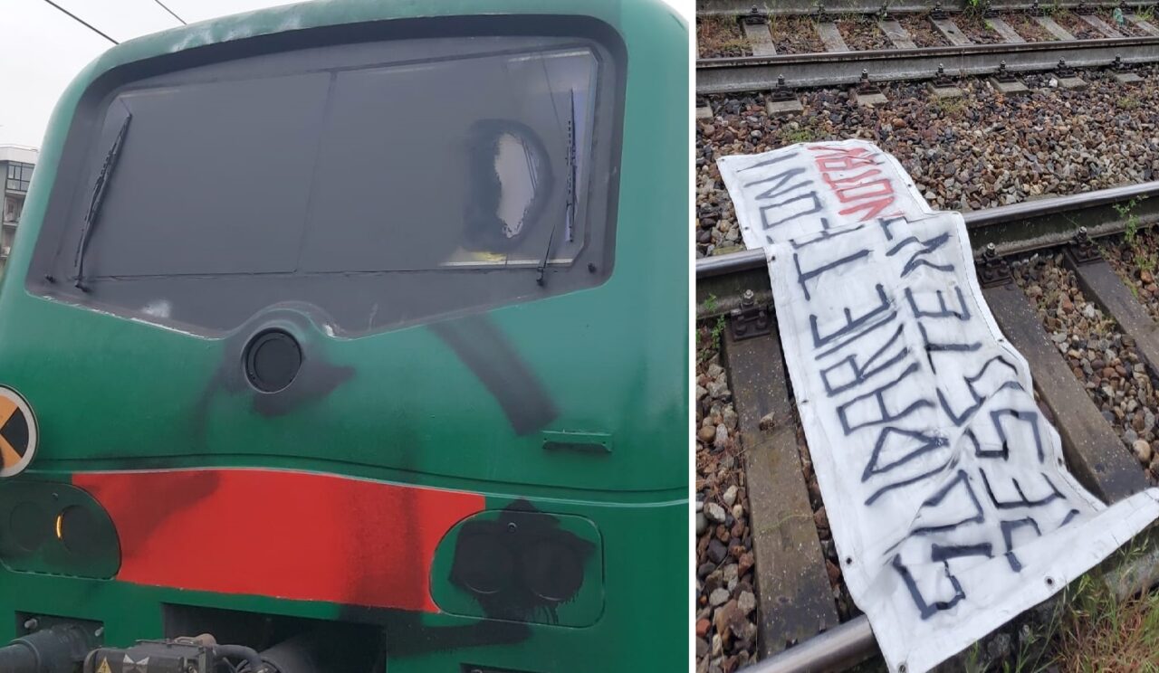 Teppisti bloccano un treno della S9 e aggrediscono il  macchinista con lo spray