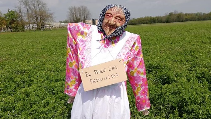 “Donna misteriosa” appare in un campo: altro mistero a Cantalupo