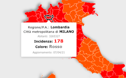 Lombardia in zona arancione dal 12 aprile? I dati sui contagi lasciano ben sperare