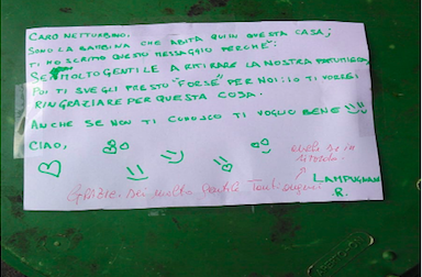 “Caro netturbino, anche se non ti conosco, ti voglio bene”: la lettera di una bambina per dire "grazie" agli operatori